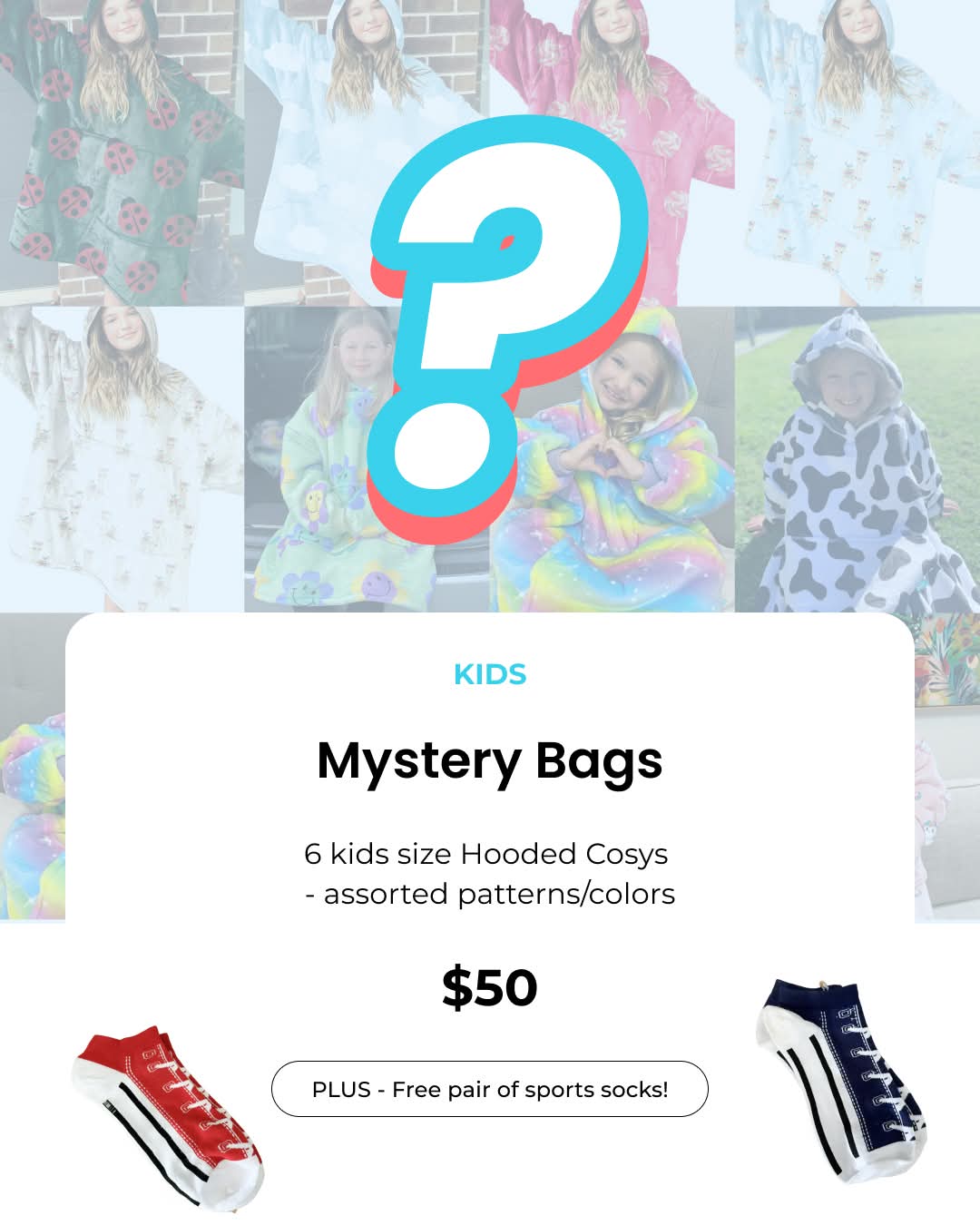 Kids size Mystery bags