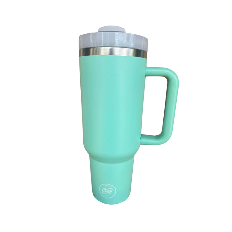 Travel tumbler with straw - stan the man cup