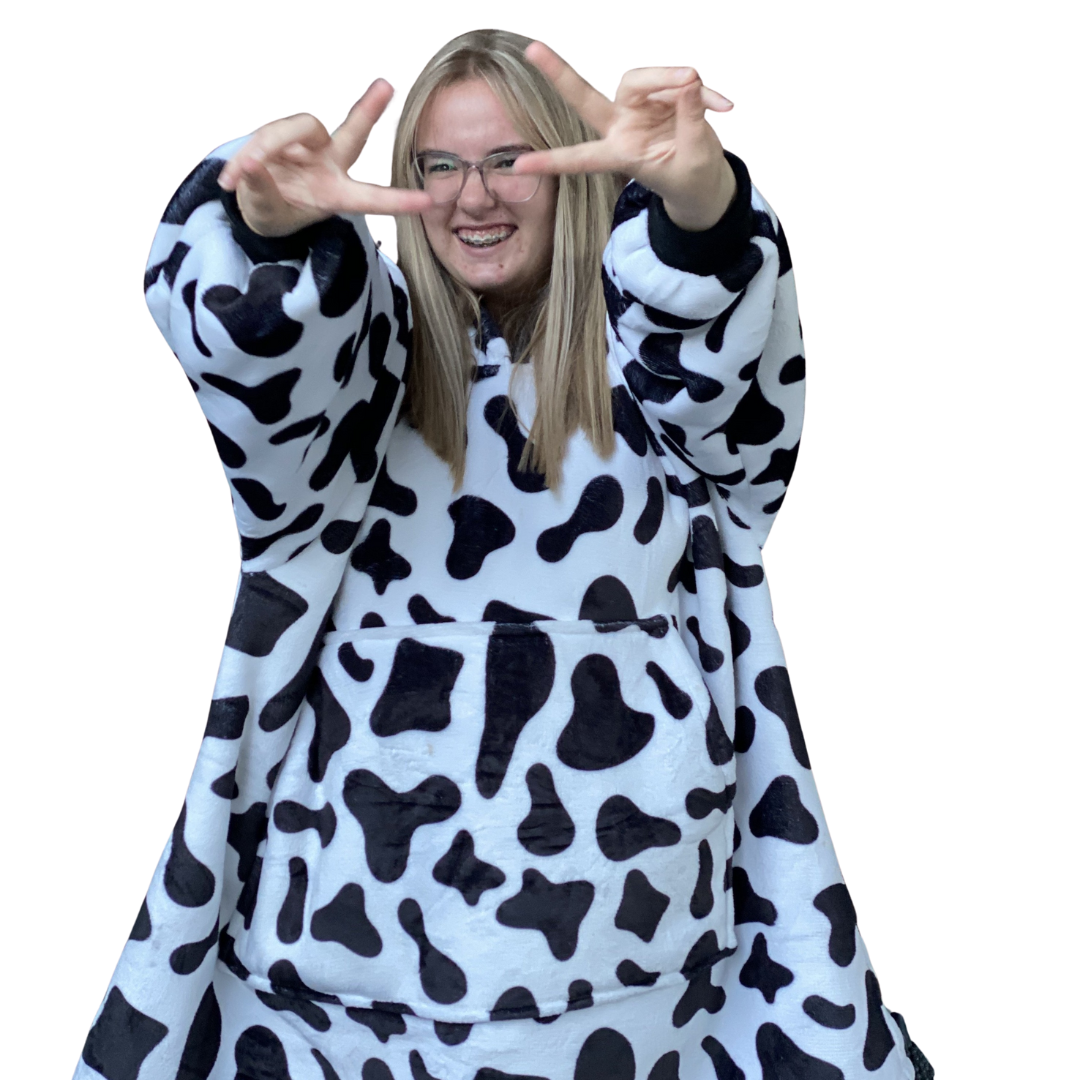 Hooded Cosy - Adult Cow