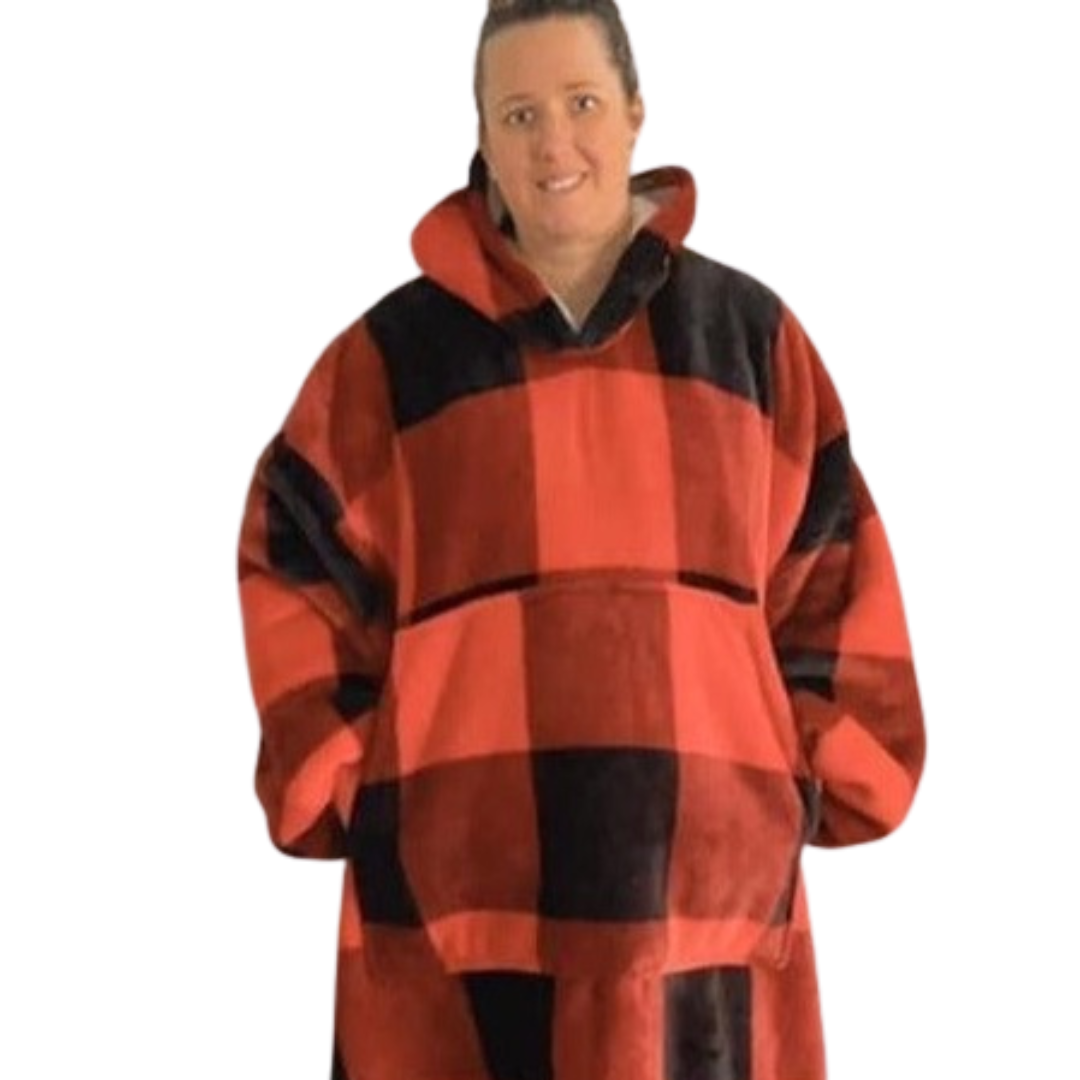 Hooded Cosy-  Adult Flannel