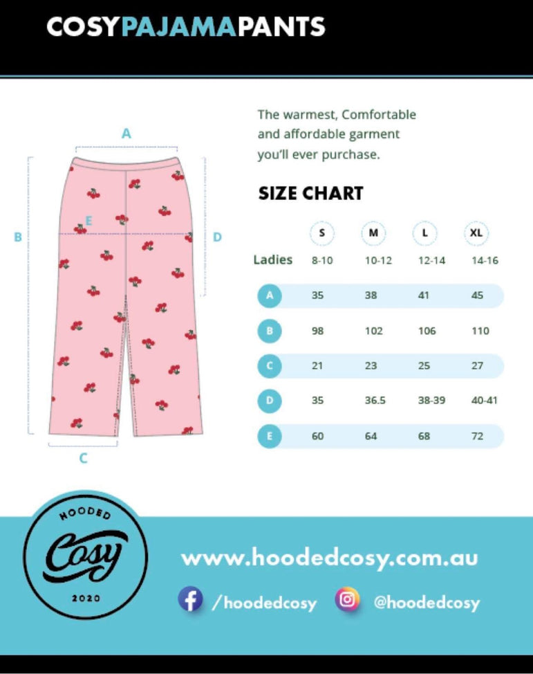 Fluffy Pyjama Pants- Pink Mouse