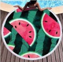 Beach Towel Round - Watermelon