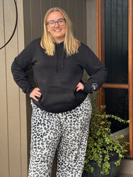 Fluffy PJ bottoms - Cow