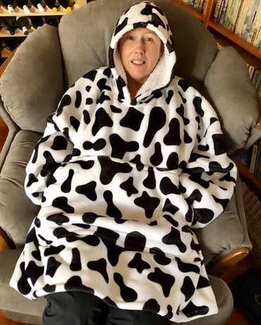 Hooded Cosy - Adult Cow