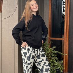 Fluffy PJ bottoms - Cow