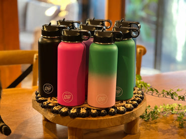Drink Flask - Green/Pink